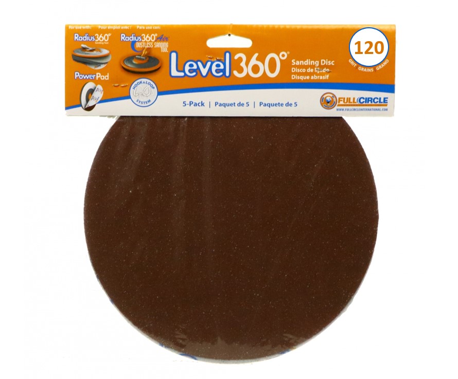 Radius 360® Sanding Disc 120g - 5 PK