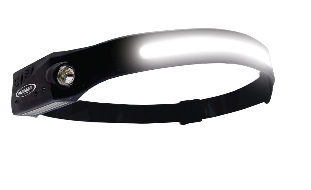 Wallboard Tools™ Wide View Led Rechargable Head Lamp